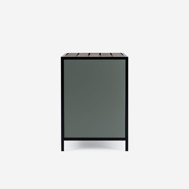 RackBuddy Outdoor kitchen cabinet with extra shelf