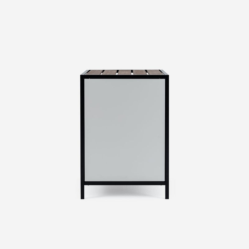 RackBuddy Outdoor kitchen cabinet with extra shelf